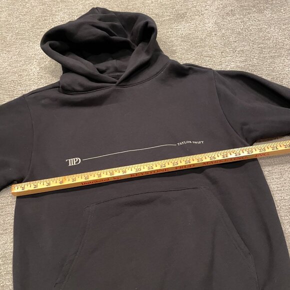 Taylor Swift Tortured Poets Hoodie Womens Small Black Spotify Exclusive Pullover - Picture 10 of 12